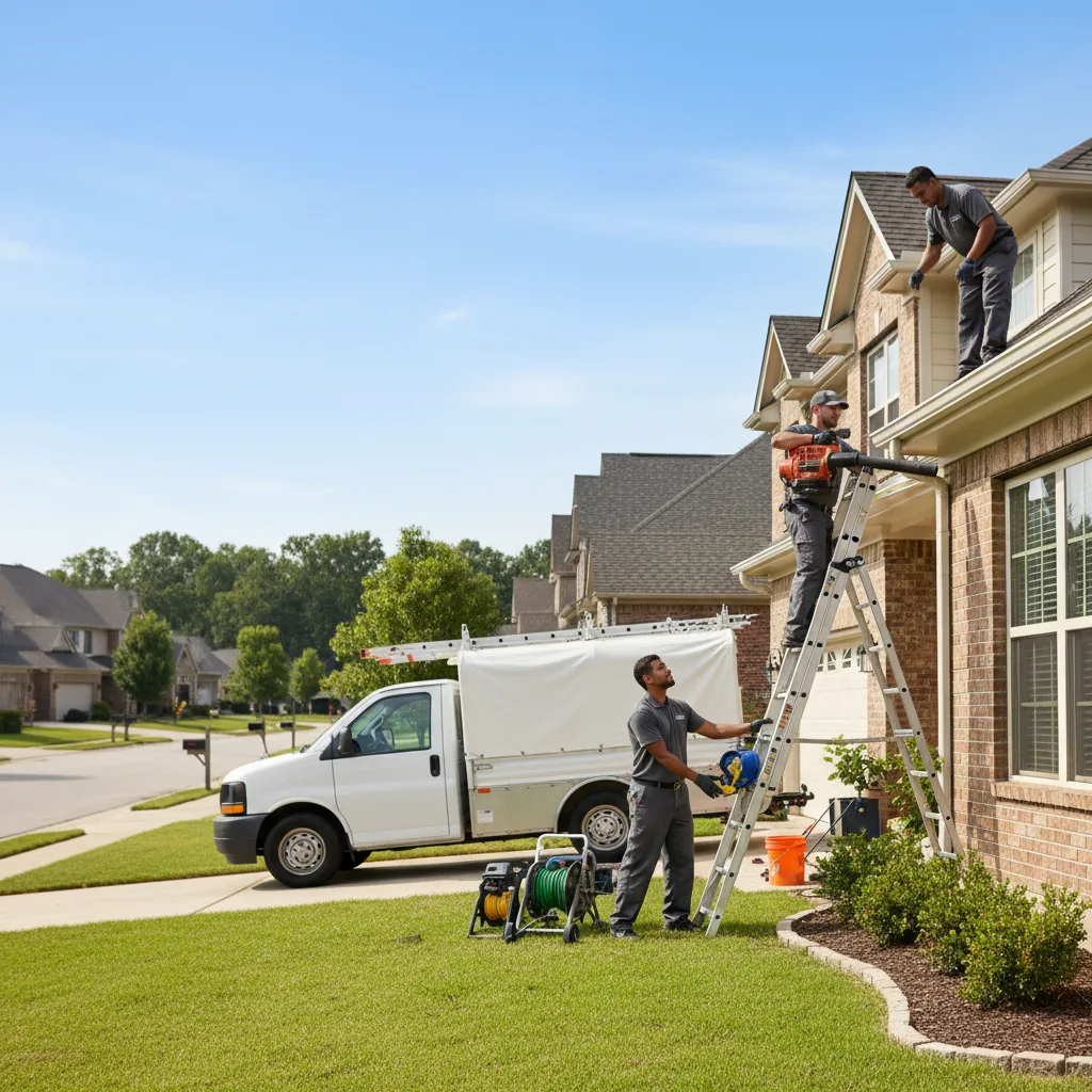 Home Gutter Service in Oakford, IL near me